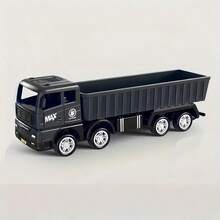 Modelo de Brinquedo de Veículo de Engenharia de Caminhão de Carga, Caminhão Transportador de Simulação de Inércia, Operação Manual, Adequado para Crianças de 3 a 6 Anos, Presente de Festa de Aniversário