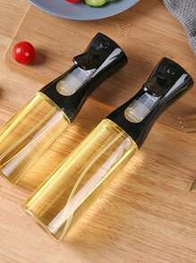 1pc Oil Spray Bottle, High Pressure Spray Bottle, Ultra Fine Water Mist Refilling Bottle, Oil Sprayer Dispenser, Refillable Spritzer Bottle, Household Kitchen Barbecue Olive Oil Spray Bottle, Fat-Reducing Meal Spray Oil Artifact, Travel Transparent Portable Spray Bottle