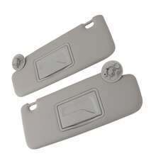 1 Par Parasol Bloqueo UV Gris Izquierda Derecha Parasol con Espejo para S*ONIC 2012 - 2020, MATIZ 2004- 2017, SPARK 2011-2022 -Fácil Instalación - Gris - Ver 8