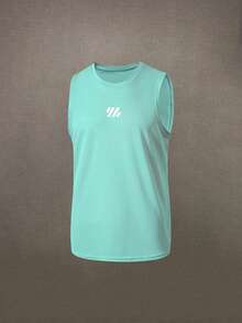 2pcs Set Men's Solid Color Casual Sports Undershirt Camisole, Loose & Comfortable Fashion Sleeveless Top Suitable For Outdoor Wear - Multicolor - View 5