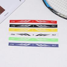 3/5/10 stuks badminton racketkopstickers, racketbeschermfolie, krasbestendige beschermfolie voor shuttlecocksnaren, slijtvaste racketframe stickers, zelfklevende badmintonaccessoires, racketaccessoires, valbescherming - Veel kleurig - Bekijken 9