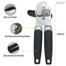KitchenAid Classic Multifunction Can Opener And Bottle Opener Easy To Use, Razor Sharp Stainless Steel Cutting Wheel, Soft Ergonomic Handles, Colorful Style Optional - màu đen - Xem 6