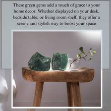 Local Shipping--  Healing Crystals, Stones, Healing Stones, Rock Collection, Agate, Raw Stones ,Crystals, Rocks, Jade, Crystals And Healing Stones(Labradorite, 2 Pcs) - Ngọc bích xanh - Xem 6