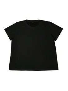 Plus Size Women Casual T Shirt Round Neck Non See Through With Bold Letter Print Unless Im Sitting On Your Face My Weight Is None Of Your Business Machine Washable All Seasons Black Ladies T Shirts Size L-3XL 4XL 5XL - 黑色 - 查看 4