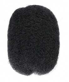 50g/Pcs Afro Kinky Curly Braiding Bulk Hair Extensions For Mini Twists No Weft Soft Locs Afro Kinky Straight Human Hair Extensions Natural Color Cuban Twist Hair Soft Locs Micro Spring Twist For Dreadlocks Loc Repair - SNatural - 查看 3