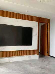 Tapet detașabil, tapet din PVC cu dungi și imitație de lemn impermeabil, detașabil fără reziduuri, rezistent la umezeală, la mucegai, rezistent la căldură, potrivit pentru sufragerie, sufragerie, decor dormitor - Multicolor - Vizualizare 6