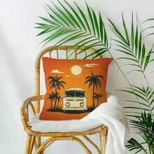 1 件汽车和露营单面印花靠垫套，45*45 厘米 - 彩色 - 查看 4