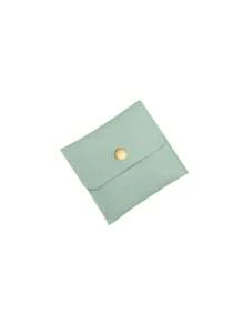 1pc Jewelry Storage Bag, Modern Snap Button Decor Portable Jewelry Organizer Storage Bag For Jewelry Organization Back To School
