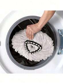 2/1pc Mop Replacement Heads Compatible With O-Cedar/Viled EasyWring Spin Mop -Washable Microfiber Spin Head Refills-Easy Cleaning Mop Head Replacement,Cleaning,Kitchen ﻿