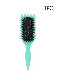 1pc New Curling Brush, 2025 Latest Wild Boar Fleece Styling Brush, Curling Brush, Suitable For All Styles And Women Curling Boys Valentine's Day Heart Shaped Women's Valentine's Day T-Shirt Valentine's Day Heart Shaped Decorative Knitwear