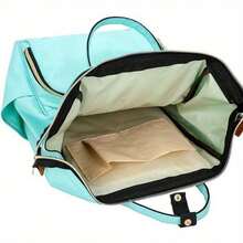 Changing Bag Diaper Bag Backpack Multifunctional Nappy Changing Bag Durable - Rose Red - View 4