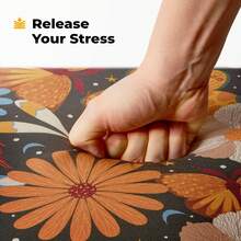 Outdoor Chair Cushions Set Of 4 For Patio Furniture, Water-Resistant Square Corner Patio Chair Cushions With Ties, High Density Foam Outdoor Seat Cushion, 18.5" X 16" X 3" - 花的 - 查看 4