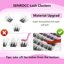 Lash Clusters Extensions 240pcs Individual Lashes 14-18mm Mixed Long Natural Look DIY Eyelash Extension Supplies C Curl Individual Eyelashes Faux Mink Cluster Lashes 0.07 (40D-0.07C-14-18mm)