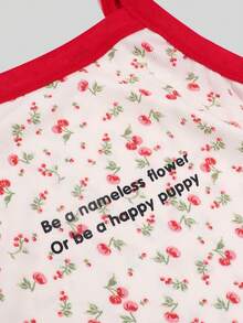 2pcs Young Girl Floral Print Cute Nightgown Set - Multicolor - View 11