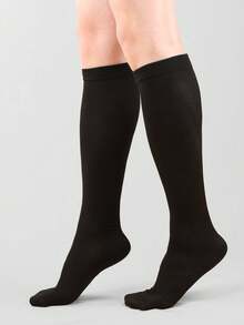 3Pairs Copper Compression Socks For Women And Men Circulation Support For Running, Nursing, Athletic, Fall - Multicolor - View 7