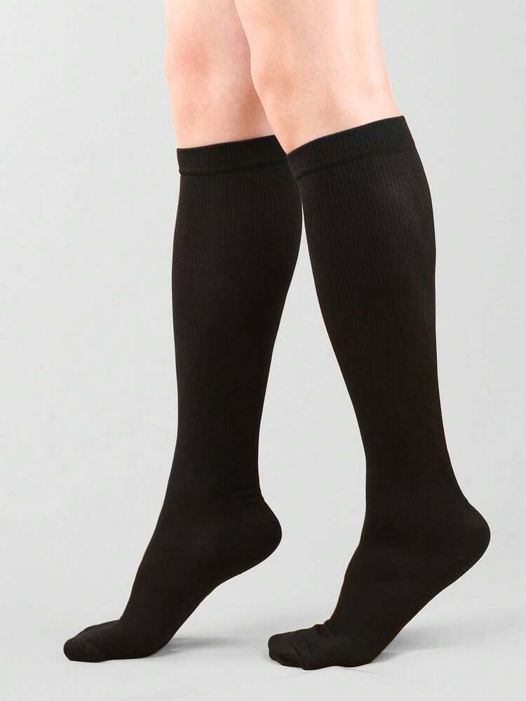 3 Pairs Copper Ion Compression Socks, Unisex, Promote Blood Circulation, Suitable For Running, Nursing, Sports, Autumn Wear - Multicolor - View 7