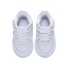 Nike 幼儿男童 FORCE 1 LOW EASYON (TD) 运动鞋，低帮厚底运动鞋 FN0236-111 - 白色 - 查看 6