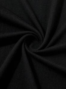 Western Cowboy Culture Print T - Shirt, Women's Casual Crew - Neck, Country Music Festival, Outdoor Gathering Season - Black - View 5