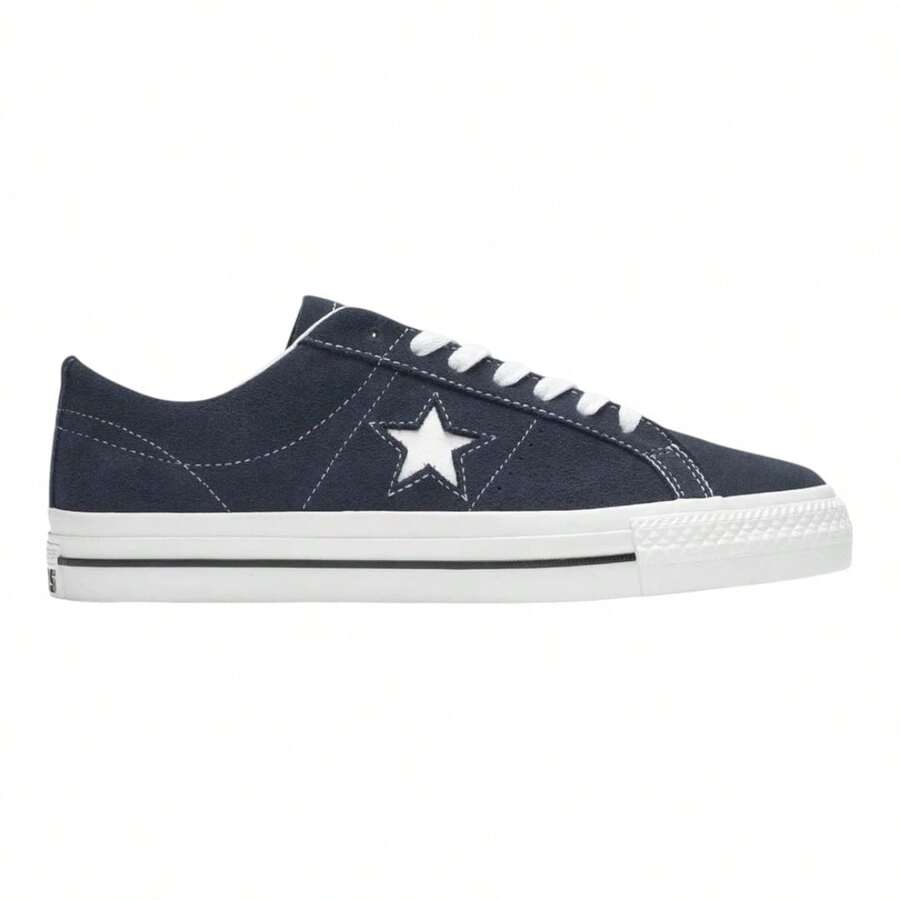 Tenis Converse One Star Pro Ox Suede Navy  Liso    Casual    Estrella    Tenis unisex, Tenis Para Hombre  Playa  Vacaciones  Colegio  Vacación  Fiesta  Casa  Gym y Fitness - Azul - Ver 1