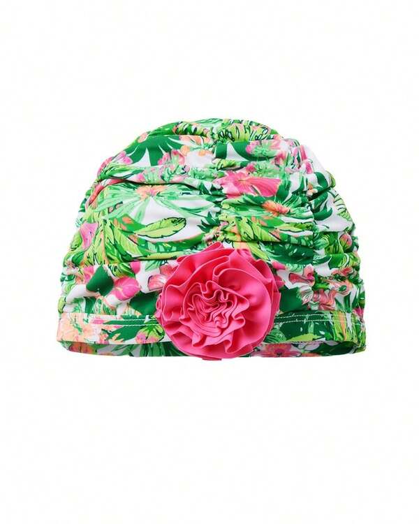 Janie And Jack Floral Swim Hat