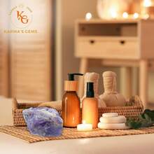 Local Shipping--  Healing Crystals, Stones, Healing Stones, Rock Collection, Agate, Raw Stones ,Crystals, Rocks, Jade, Crystals And Healing Stones(Labradorite, 2 Pcs) - Thạch anh tím - Xem 3