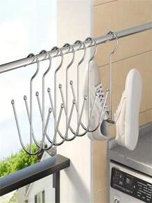 1, 2, 4 ,6,8 Shoe Drying Racks, Household Stainless Steel Shoe Racks, Stainless Steel Shoe Racks, Shoe Hooks, For Drying Shoes, Multi-Functional Simple Windproof Hooks, Stainless Steel Shoe Drying Racks, Shoe Drying Hooks, Outdoor Household Multi-Functional Shoe Drying Racks, Shoe Drying Wonders, Stainless Steel Hooks.