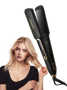 CRASTS CRASTS Professional Hair Straightener,Flat Iron,Hair Iron,Straightener&Curler Hair,Heatting Fast,LCD Dispaly,Quick Temperature Adjustment,Titanium Hard Plate,Home&Salon Use,Hair Care Gift