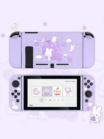 GeekShare Soft TPU Ultra-Thin Protective Case Compatible With Nintendo Switch Console And Joy-Con Controllers