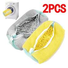 1/2PCS Shoe Washing Machine Bag , Laundry Shoe Cleaning Bag For Washer And Dryer, Reusable Laundry Bags Mesh Wash Bags For Adults And Kid's Shoes,Our Shoe Washing Machine Bag,360° Shoe Washing Machine Bag - Anti-Deformation, Machine Washable, Air-Dryable, Protective Laundry Bag Lined With Thick Fleece, Perfect For Sneakers And Casual Shoes,