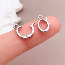 2/4/6pcs Real 18K Gold Plated Brass Oval Jewelry Clasp Buckle Spring With Ring Connectors Snap Clip Clasps For Jewelry Making DIY Crafts Findings - Multicolor - View 15