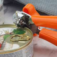 KitchenAid Classic Multifunction Can Opener And Bottle Opener Easy To Use, Razor Sharp Stainless Steel Cutting Wheel, Soft Ergonomic Handles, Colorful Style Optional - Vibe Orange w/ Smily Lid - 查看 2