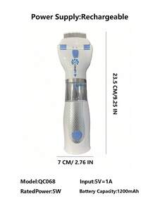 USB Rechargeable Electric Pet Flea Remover Lice Cleaner Brush Comb For Dogs - White - View 8
