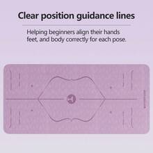 BENBO Yogamat voor dames en heren, antislip, TPE oefenmat met draagriemen, trainingsmat voor pilates, stretchen, pilates, thuisgym - Veel kleurig - Bekijken 12