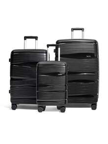 Lockable Hard-Shell Travel Suitcase, Luggage Set, Unisex Spinner Luggage With Wheels - Multicolor - View 15