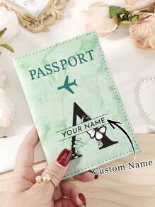 1 Peça Carteira Personalizada com Assinatura, Carteira com Design de Assinatura Personalizada, Carteira Personalizada com Assinatura, Carteira Personalizada com Assinatura, 1 Capa de Passaporte de Couro PU de Cor Sólida com Letras em Relevo, Organizador de Documentos de Viagem de Negócios, Bolsa de Viagem Essencial, Material Escolar, Volta às Aulas, Presente Escolar, Para Escritório, Para Escola, Para Sala de Aula, Para Presentes de Professor, Para Universidade, Para Colegas, Para Dormitórios, Para Professores, Para Meninos e Meninas, Para Adolescentes, Estudantes do Ensino Fundamental, Estudantes do Ensino Médio, Estudantes do Ensino Médio, Estudantes Universitários, Calouro, Veterano, Alunos de Graduação