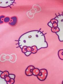 SANRIO 可爱数码印花粉色睡衣，女士透视露背连体裤，泰迪熊连体裤，性感内衣连体裤，适合外出穿着 - 淺粉色 - 查看 9