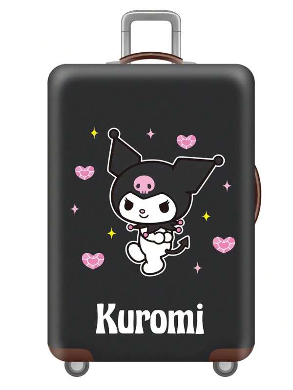 Sanrio Sanrio Hello Kitty e Kuromi 3D Print Capa protetora elástica espessada para mala, protetor de mala de viagem