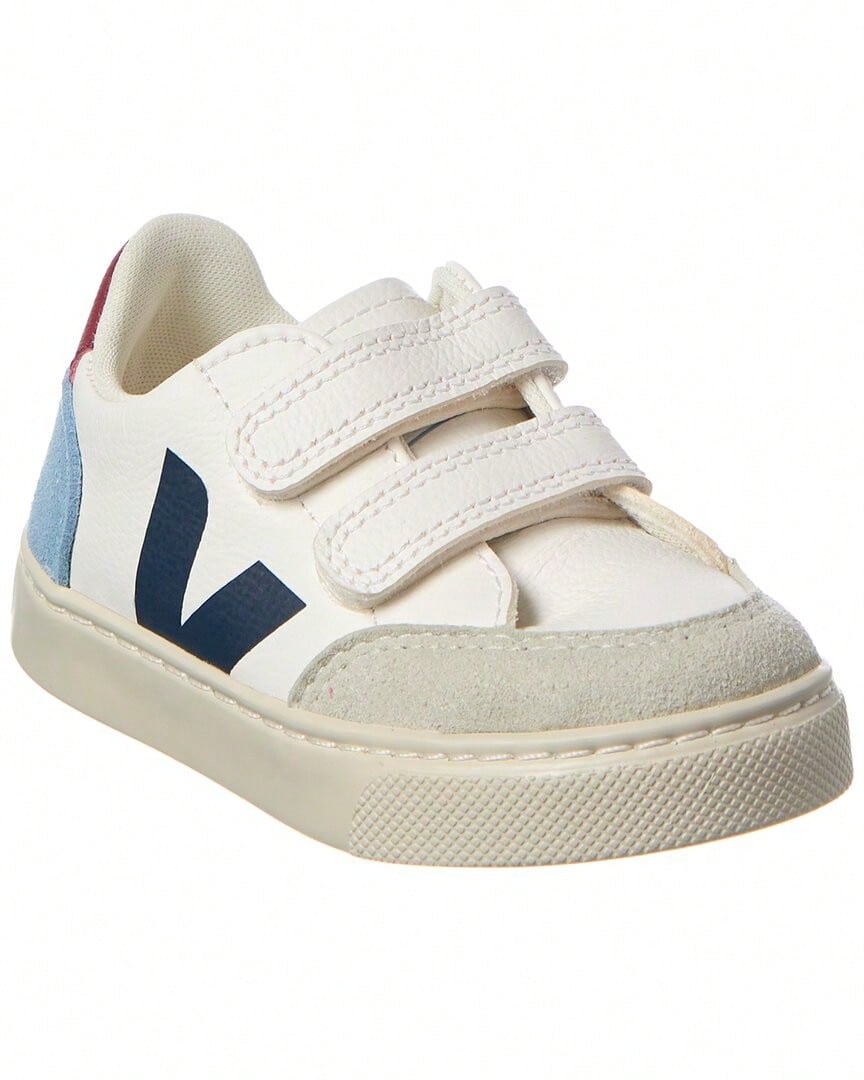 VEJA Small V-12 Chromefree Leather Sneaker - 藍色 - 查看 1