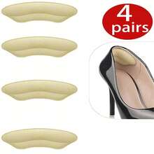 4 Pairs/8 Pairs Of Anti Wear Shoe Lip Prints, Heel Pad With Half Size To Prevent Slipping And Blistering, Shoe Heel Half Size Insole With Anti Drop Feature, Suitable For Loose Shoes And Heel Pads, Suitable For Men And Women With Oversized Shoes. The Filling Improves The Fit And Comfort Of The Shoe, Preventing Slipping And Blistering Of The Heel - Nhiều màu - Xem 12