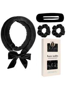 4 件套 Slouchy 非加热卷发棒礼品套装、发带卷发器美发大波浪、夜间护理卷发、非加热卷发棒、自然柔软带夹子和环造型工具、高级礼品盒、适合所有发型、返校、旅行度假必需品、卷发器、卷发产品、卷发器、卷发滚筒、圣诞节、卷发器、卷发产品、卷发、卷发滚筒、卷发工具、非加热卷发器、卷发刷、美发设备、非加热波浪、旅行必需品、发型、美发 - 彩色 - 查看 4