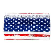 4th Of July Womens Headband Independence Day Hair Accessories Patriotic Wide Headbands Women Red And Blue Hairband American USA Party Decor (Pack Of 4)