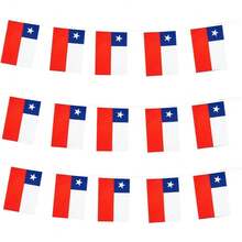 Local Shipping-USA Flags American Small String Mini Flag Pennant Banner Decorations - Chile - View 1