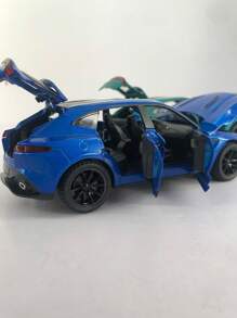 ESCBBXX 1pc Zinc Alloy Pressure Cast Die-Cast Sports Car Model Toy, 6.2inch Length X 2.56inch Width X 2.17inch Height, Realistic Sports Car Model Toy With Openable Doors/Trunk, Rolling Tires, Sound Effects And Lights, Suitable For Boys, Children Collection, Display, Model Toys, Holiday Gift