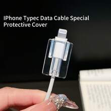 5 pezzi/10 pezzi Protettore trasparente per cavo dati anti-rottura e anti-apertura