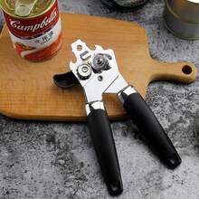 KitchenAid Classic Multifunction Can Opener And Bottle Opener Easy To Use, Razor Sharp Stainless Steel Cutting Wheel, Soft Ergonomic Handles, Colorful Style Optional - màu đen - Xem 1