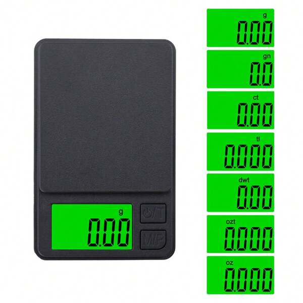 Balanza de pesaje para hornear en gramos de alta precisión, balanza electrónica para cocina y joyería, balanza electrónica pequeña de precisión en gramos