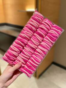 100/200/300/500 chiếc Dây buộc tóc co giãn đơn giản dành cho nữ, phụ kiện tóc thường ngày đa năng dùng cho tóc đuôi ngựa, tóc tết. Thích hợp sử dụng hàng ngày, mọi mùa, đồ dùng học tập, phụ kiện nữ, dây buộc tóc, phụ kiện đội đầu bằng cao su. - Nhiều màu - Xem 7