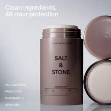 Desodorante | Desodorante natural resistente para mujeres y hombres | Con extractos de algas, manteca de karité y probióticos (azafrán y cedro)