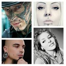 100pcs Piercing Needles Mixed 12G 14G 16G 18G 20G Hollow Needles For All Piercings - 14G+50個 - 查看 7