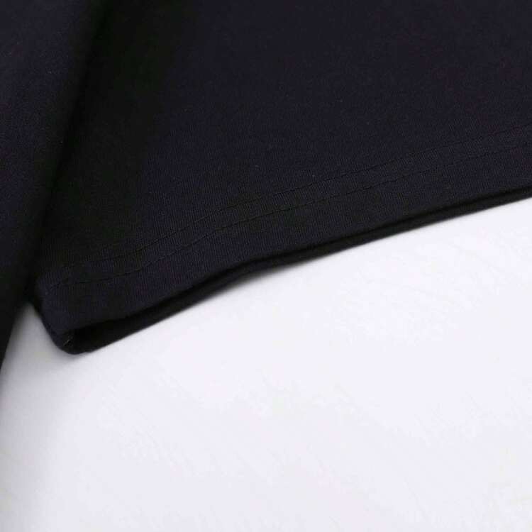 Get Tah Steppin Men's Round Neck Short Sleeve T-Shirt Casual T-Shirt   As Present - 黑色 - 查看 4